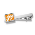 Domed Square Tie Clip